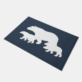 Eisbären Doormat Fußmatte (Schrägansicht)