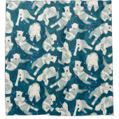 Eisbären Duschvorhang (Vorderseite)