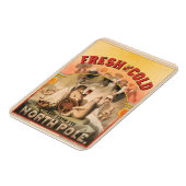 Eisbären erfreuen sich an Tasse von Lagerbier Magnet (Linke Seite)