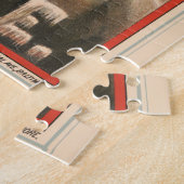 Eisbären erfreuen sich an Tasse von Lagerbier Puzzle (Seite)