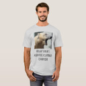 Eisbären gegen den Klimawandel T-Shirt (Vorne ganz)