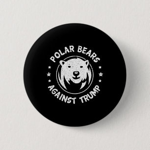 Eisbären gegen Trump-Shirt Ich rette Eisbären Button
