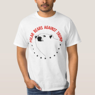 Eisbären gegen Trump T-Shirt