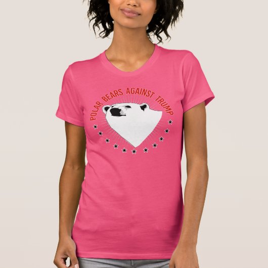 Eisbären gegen Trumpf - - Pro-Wissenschaft - T-Shirt (Vorderseite)