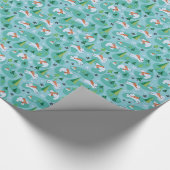 Eisbären Geschenkpapier (Ecke)