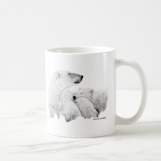 Eisbären Kaffeetasse (Rechts)