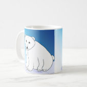 Eisbären Kaffeetasse (Vorderseite Links)