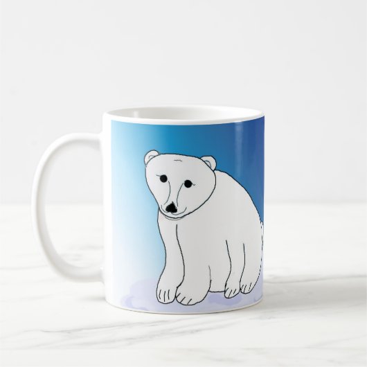 Eisbären Kaffeetasse (Links)