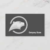Eisbären-Logo - Berufliche Visitenkarte (Rückseite)