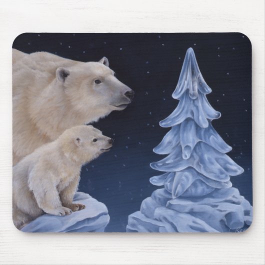 Eisbären Mousepad (Vorne)