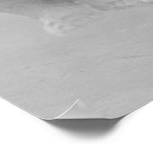 Eisbären, Nördliche Lichter Poster (Ecke)