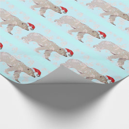 Eisbären Paisleys Sankt Geschenkpapier