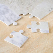Eisbären spielen im Schnee. Puzzle (Seite)