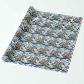 Eisbären spielen Schach Geschenkpapier (Ungerollt)