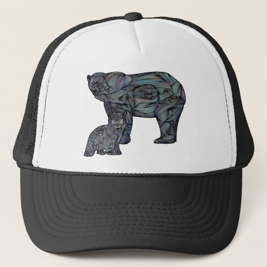 Eisbären Truckerkappe (Vorderseite)