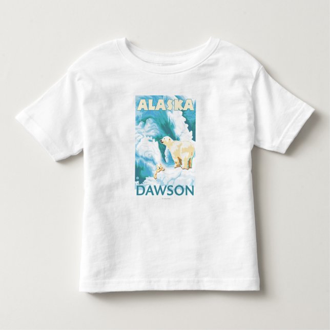 Eisbären u. CUB - Dawson, Alaska Kleinkind T-shirt (Vorderseite)