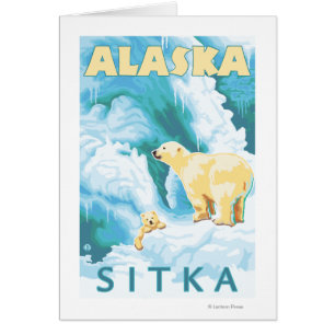Eisbären u. CUB - Sitka, Alaska