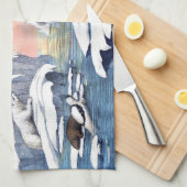 Eisbären, Walrus und Siegel Geschirrtuch (Viertel Falte)