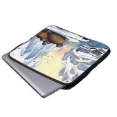 Eisbären, Walrus und Siegel Laptopschutzhülle (Vorne Knopf)