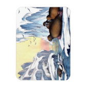 Eisbären, Walrus und Siegel Magnet (Vertikal)