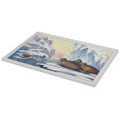 Eisbären, Walrus und Siegel Schneidebrett (Ecke)