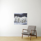 Eisbären Wandteppich (Beispiel (Horizontal))