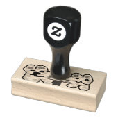 Eisbären Weihnachten Gummistempel (Stempel)