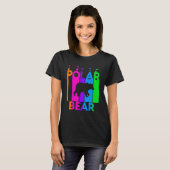 Eisbärenblase mit Silhouette T-Shirt (Vorne ganz)
