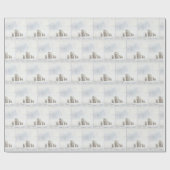 Eisbärenfamilie Geschenkpapier (Flach)