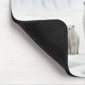 Eisbärenfamilie Mousepad (Ecke)