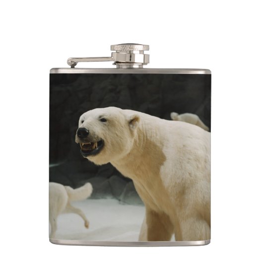 Eisbärengras Flachmann (Vorderseite)