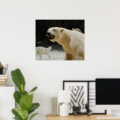 Eisbärengras Poster (Heimbüro)