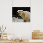 Eisbärengras Poster (Küche)