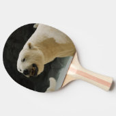 Eisbärengras Tischtennis Schläger (Seitenansicht)