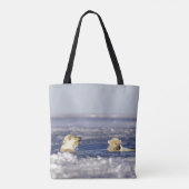 Eisbärenjungen spielen tasche (Rückseite)