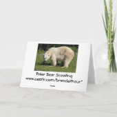 Eisbärenkarte Karte (Rückseite)