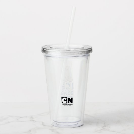 Eisbärenkunde Acryltrinkbecher (Rückseite)