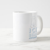 Eisbärenkunde Jumbo-Tasse (Vorderseite Rechts)