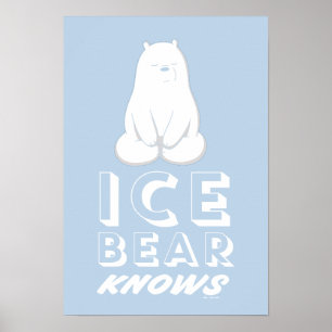 Eisbärenkunde Poster
