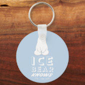 Eisbärenkunde Schlüsselanhänger (Vorderseite)