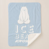 Eisbärenkunde Sherpadecke (Vorderseite)