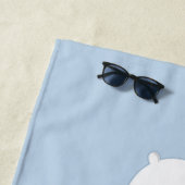 Eisbärenkunde Strandtuch (Beispiel)