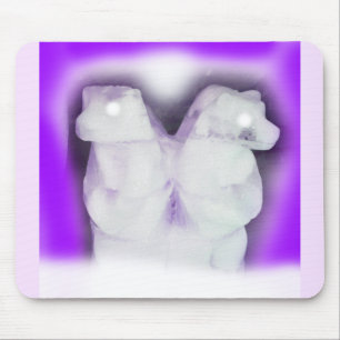 Eisbärenkunst Mousepad
