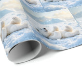 Eisbärenkuppe Geschenkpapier (Rolleneckpunkt)