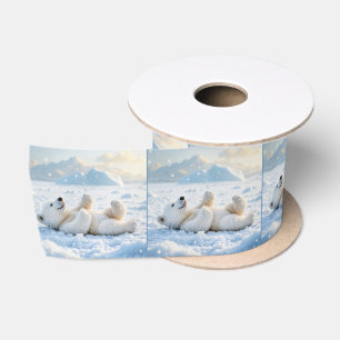 Eisbärenkuppe Satinband
