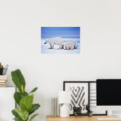 Eisbärensau mit Naben Poster (Heimbüro)