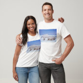 Eisbärensau mit Naben T-Shirt (Unisex)