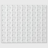 Eisbärenschmelze Geschenkpapier (Flach)