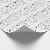 Eisbärenschmelze Geschenkpapier (Ecke)