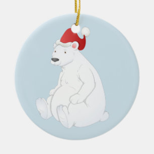 Eisbärenschmuck. Keramik Ornament